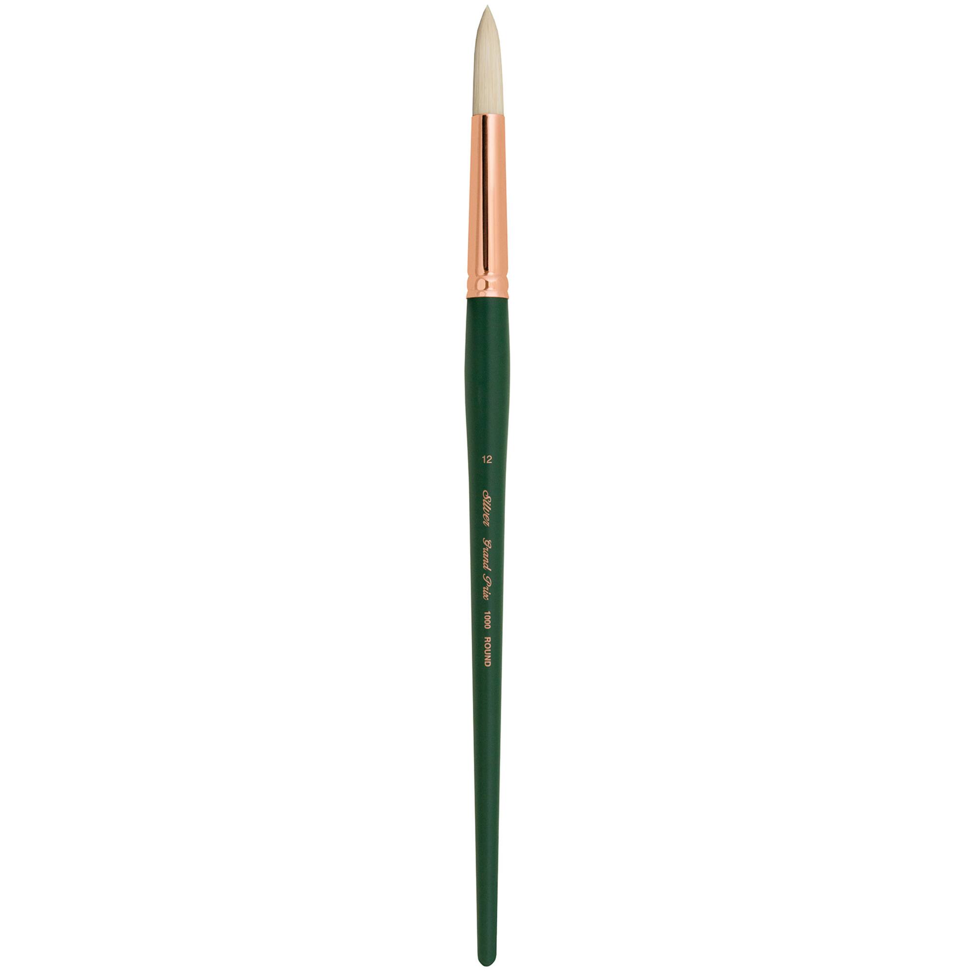 Silver Brush Limited Grand Prix® Series 1000 Size 12 Long Handle Round Brush